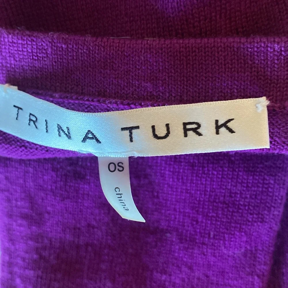 Trina Turk -NWT 20” long 100 % Merino Wool Knit Evening Gloves O/S fits most